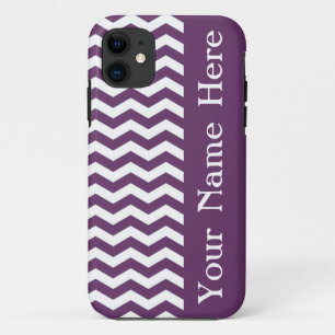 Coque Case-Mate iPhone Riviera Lavendar Wave Chevron avec nom