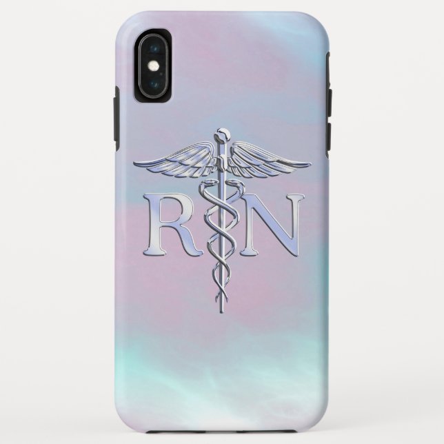 Coques Case-Mate iPhone RN Caduceus Médicale Mère Pearl Decor (Dos)