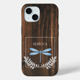 Coque Case-Mate iPhone Robe bleue rustique personnalisée