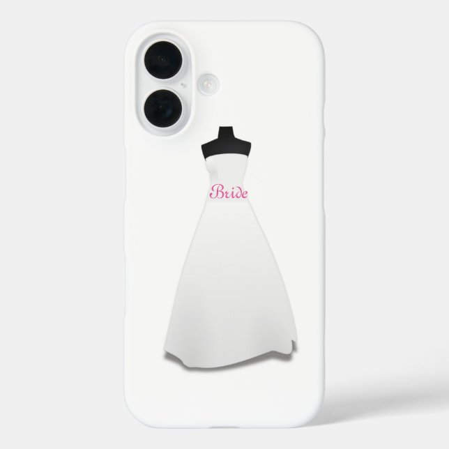 Coques Case-Mate iPhone Robe de mariée blanche de la mariée  (Verso)