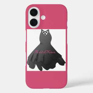 Coque Pour iPhone 16 Robe de mariée élégante demoiselle d'honneur