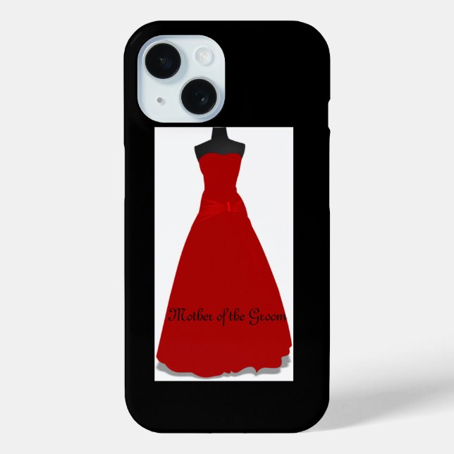 Coques Case-Mate iPhone Robe de mariée élégante pour la mère du marié (Verso)