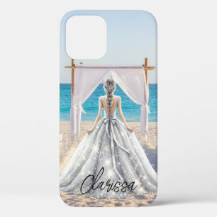 Case-Mate iPhone Case Robe de mariée Jour de mariage Mariage à la plage 