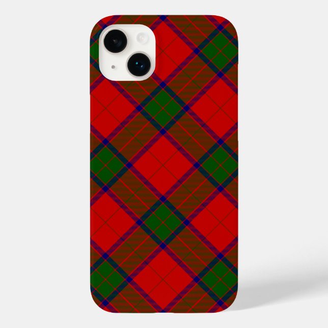 Coques Case-Mate iPhone Robertson tartson rouge vert plaid (Verso)