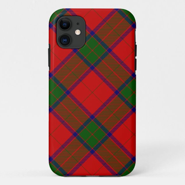 Coques Case-Mate iPhone Robertson tartson rouge vert plaid (Dos)