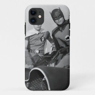 Coque Case-Mate Pour iPhone Robin et Batman debout dans Batmobile