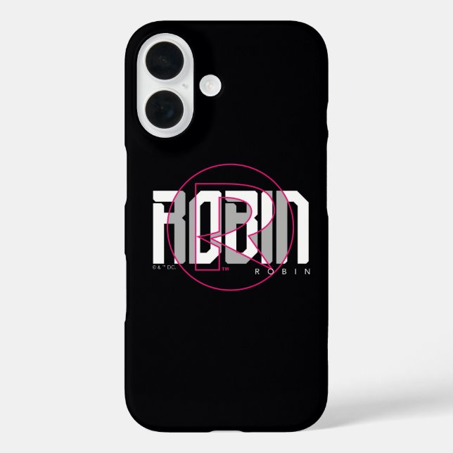Coques Case-Mate iPhone Robin Hi-Tech Nom Graphique (Verso)