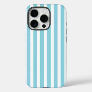 Coque iPhone 16 Pro Robin Oeuf Bleu et blanc rayé