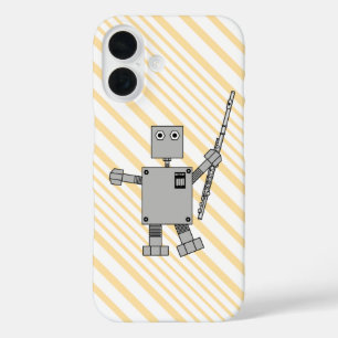 Coque Pour iPhone 16 Robot à fluide