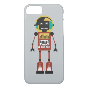 Coque Case-Mate iPhone Robot radio rétro