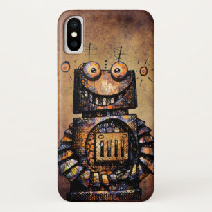Case-Mate iPhone Case Robot rouillé drôle de Steampunk