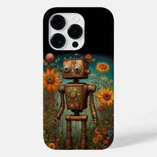 Coque Case-Mate iPhone Robot Whimsical Garden   ART NUMÉRIQUE