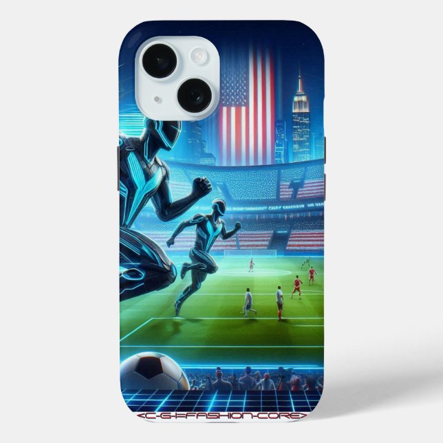 Coques Case-Mate iPhone robotic soccer on an Iphone case!  (Verso)