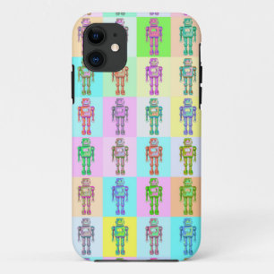 Coque Case-Mate Pour iPhone Robots Pop Retro