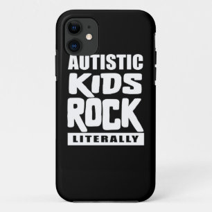 Coque iPhone 11 Roche autiste d'enfants de sensibilisation sur