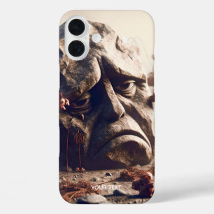 Coque Pour iPhone 16 Plus Rocher de granit triste et d'Imaginaire