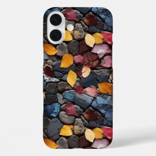 Coque Pour iPhone 16 Plus Rochers et Feuille