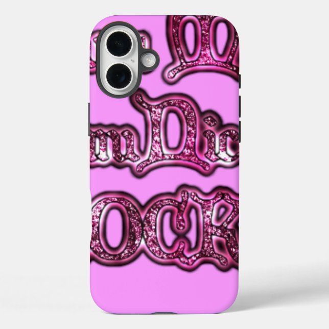 Coques Case-Mate iPhone Roches de communication rose Hakuna Matata .png (Verso)