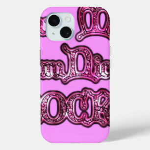 Coque Case-Mate iPhone Roches de communication rose Hakuna Matata .png