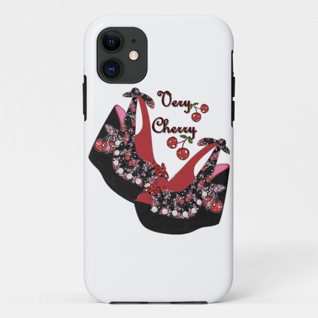 Coques Case-Mate iPhone Rockabilly Very Cherry Shoes (Dos)