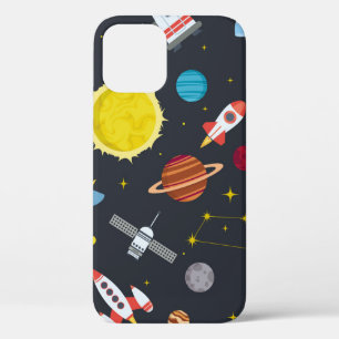 Case-Mate iPhone Case Rocket espace globe solaire système et planète cos