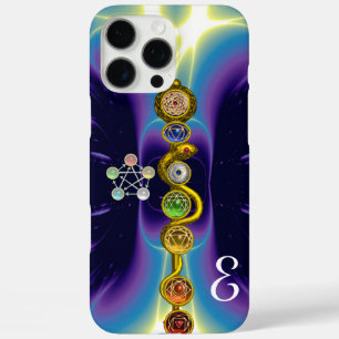 COQUES iPhone 16 PRO MAX RODE D'ASCLEPIUS 7 CHAKRAS, YOGA, ÉNERGIE SPIRITUE