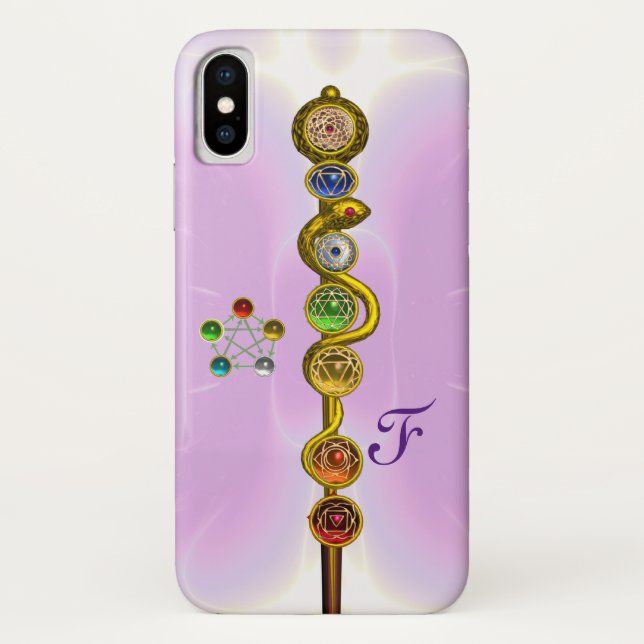 COQUES Case-Mate iPhone RODE D'ASCLEPIUS 7 CHAKRAS, YOGA, ÉNERGIE SPIRITUE (Dos)
