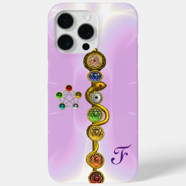 COQUES Case-Mate iPhone RODE D'ASCLEPIUS 7 CHAKRAS, YOGA, ÉNERGIE SPIRITUE (Verso)