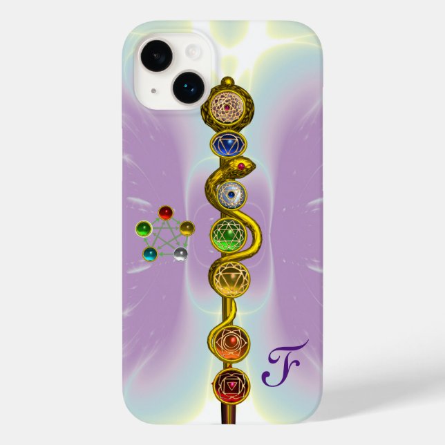 COQUES Case-Mate iPhone RODE D'ASCLEPIUS 7 CHAKRAS, YOGA, ÉNERGIE SPIRITUE (Verso)