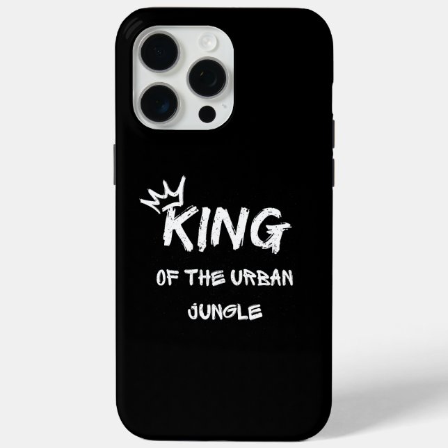 Coques Case-Mate iPhone Roi de la jungle urbaine (Verso)