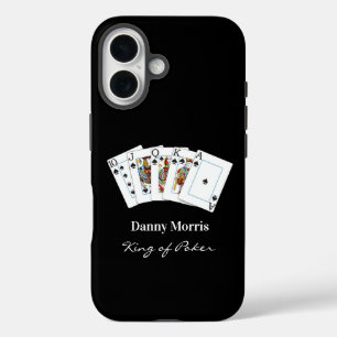 Coques iPhone 16 Roi de la main de poker