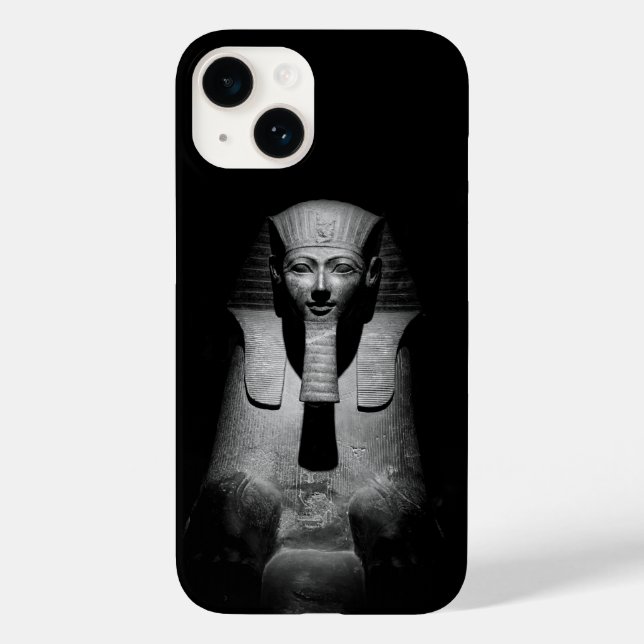 Coques Case-Mate iPhone Roi pharaon noir et blanc (Verso)