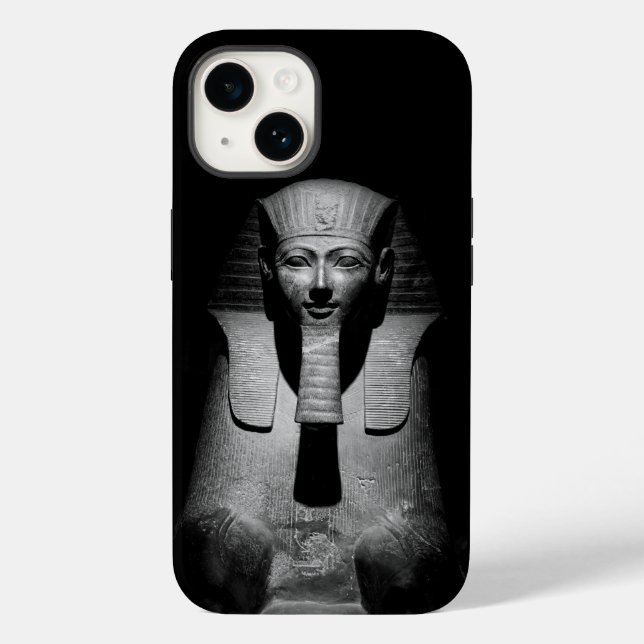 Coques Case-Mate iPhone Roi pharaon noir et blanc (Verso)