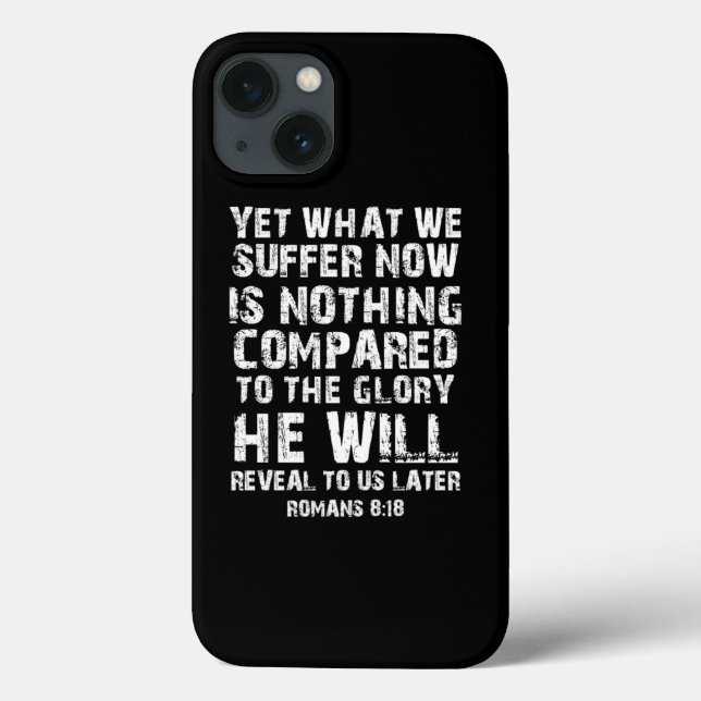 Coques Case-Mate iPhone Romains 818 Bible chrétienne Verse  (Verso)