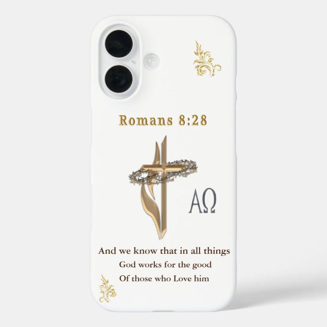 Coques Case-Mate iPhone Romains 8:28 (Verso)