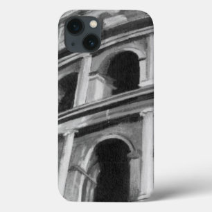 iPhone 13 Case Roman Colosseum with Architectural Drawings