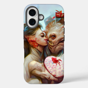Coque Pour iPhone 16 Romance Alien lunatique
