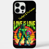 Romance cosmique entre figures Aliens