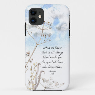 Case-Mate iPhone Case Romans 8:28 All things God works for the good