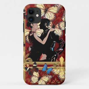Case-Mate iPhone Case Romantic dancers et butterflies