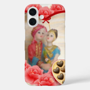 Coques iPhone 16 Romantique Amour Coeur Art Imprimer