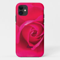 Romantique Rose rose rouge Personnalisé v2