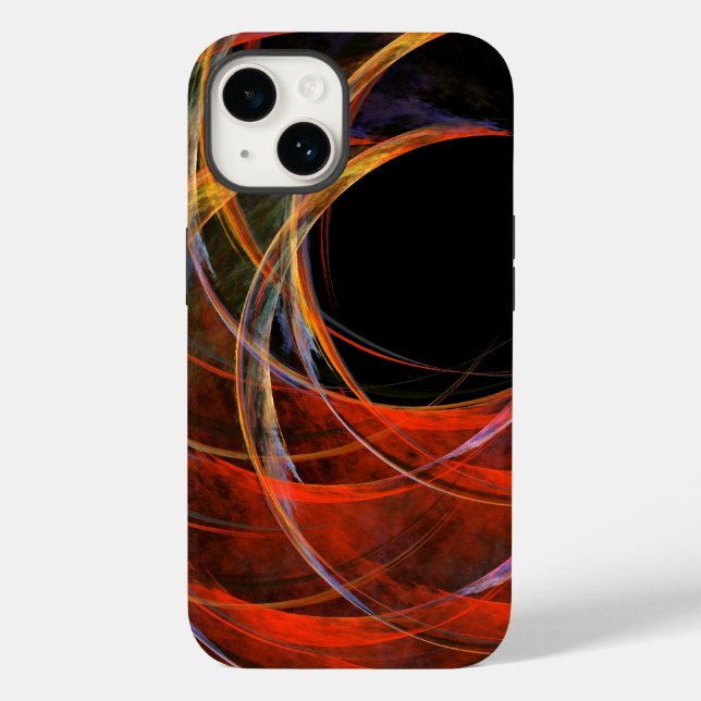 Coques Case-Mate iPhone Rompre le cercle de l'art Abstrait (Verso)