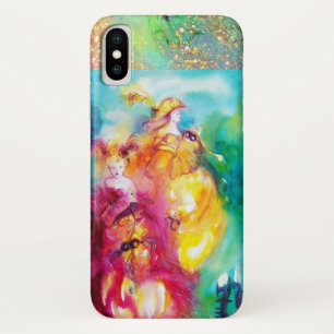 Coque iPhone X RONDO EN LAGON / Bal mascarade vénitienne