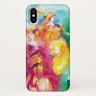 Coque iPhone X RONDO EN LAGON / Bal mascarade vénitienne