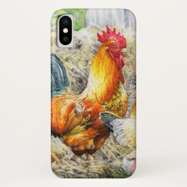 Coques Case-Mate iPhone Rooster Fière (Dos)
