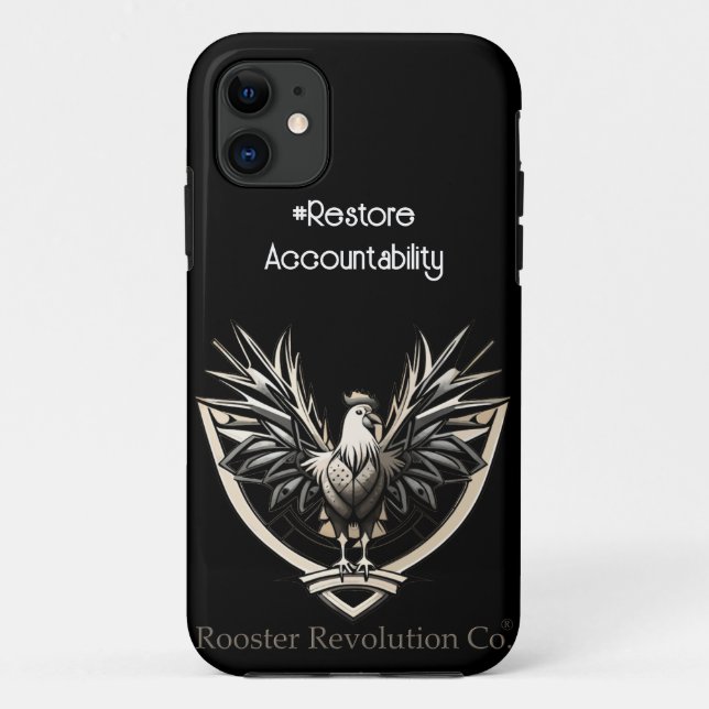 Coques Case-Mate iPhone Rooster RevolutionWear : Défendre le système (Dos)