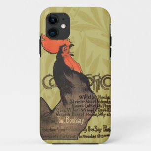 Etui iPhone Case-Mate Rooster Steinlen Cocorico