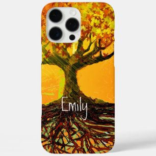 Coque iPhone 16 Pro Max Roots Arbre Orangerie iPhone couverture