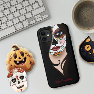 Case-Mate iPhone Case Rosa Sugar Skull Portrait